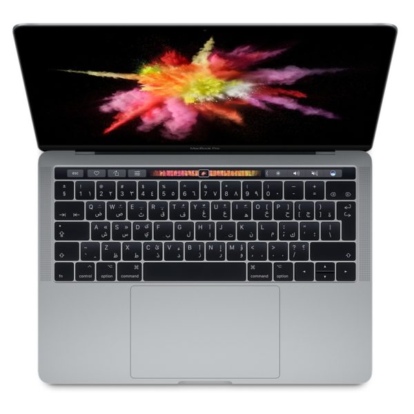 MacBook Pro 13-inch with Touch Bar and Touch ID (2017) - Core i5 3.1GHz 8GB 512GB Shared Space Grey English/Arabic Keyboard