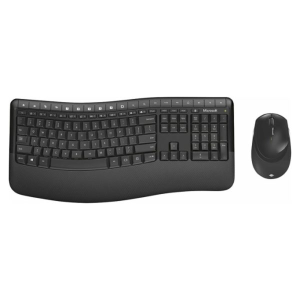 Microsoft PP400018 5050 Wireless Comfort Desktop Curved Keyboard & Mouse