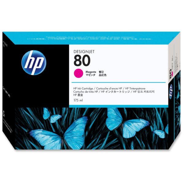 HP 80 C4874A Magenta Ink Cartridge 175ml