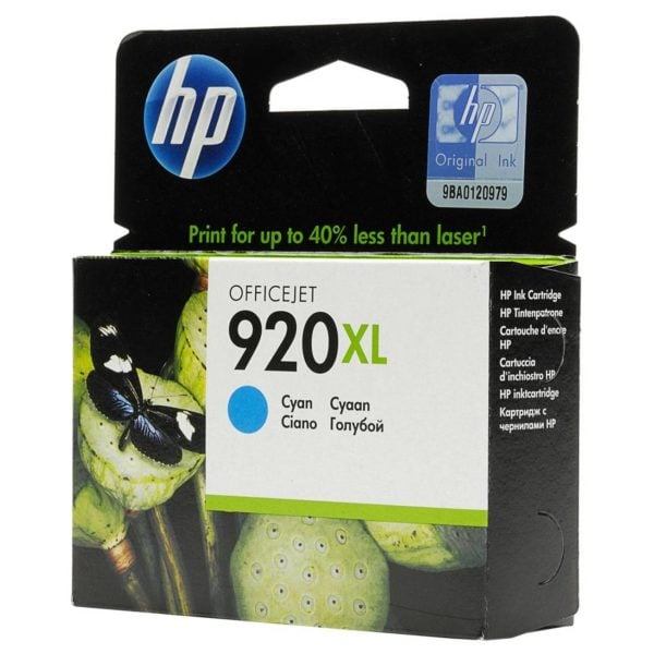 HP 920XL CD972AE Cyan Ink Cartridge