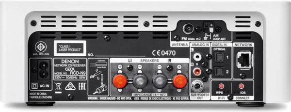 Denon RCDN9BK CD Receiver