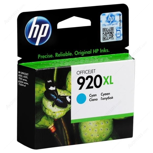 HP 920XL CD972AE Cyan Ink Cartridge