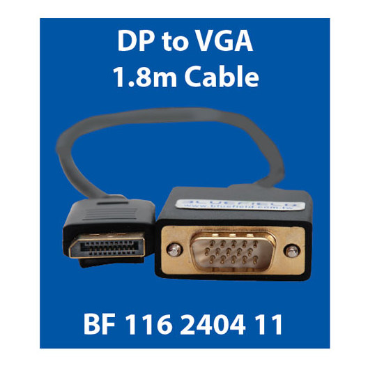 Bluefield Display Port To VGA Cable BF116240411