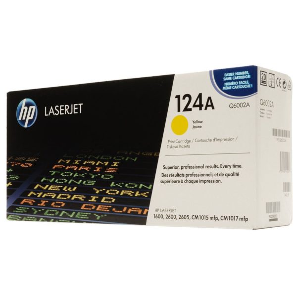 HP Yellow Q6002A Original LaserJet Toner Cartridge