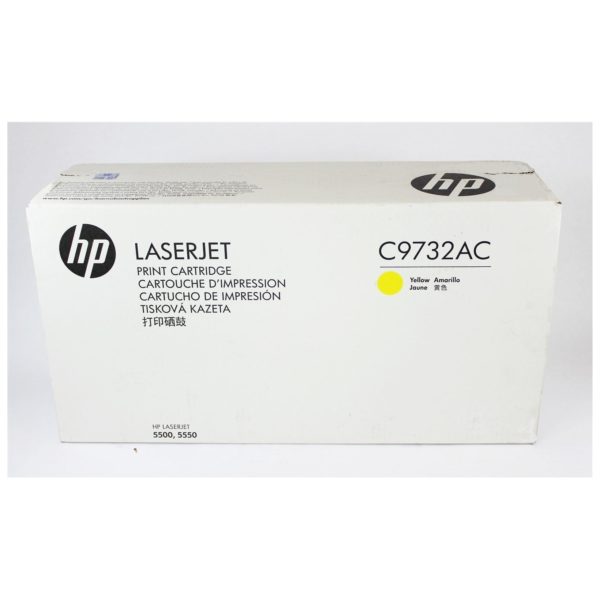 HP C9732AC Yellow Contr Laserjet Toner Cartridge