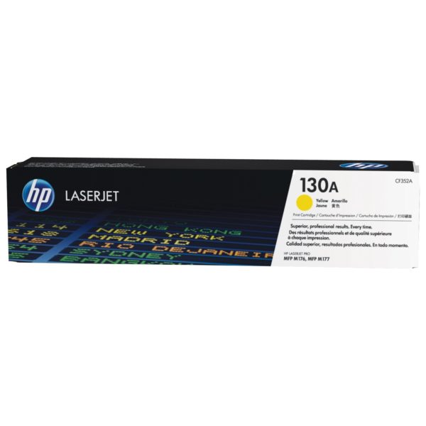 HP 130A CF352A Yellow Laserjet Toner Cartridge