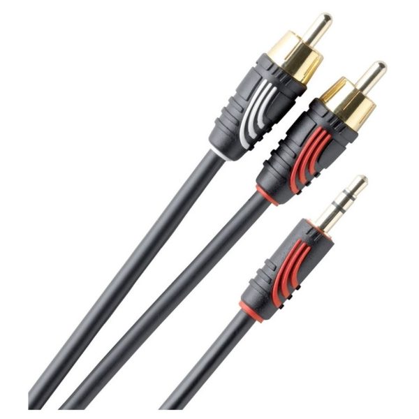 QED Profile Jack To Phone Cable 3m QE5091