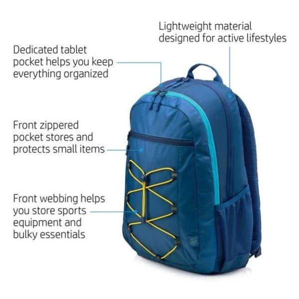 HP 1LU24AA Active Backpack Blue/Yellow 15.6inch