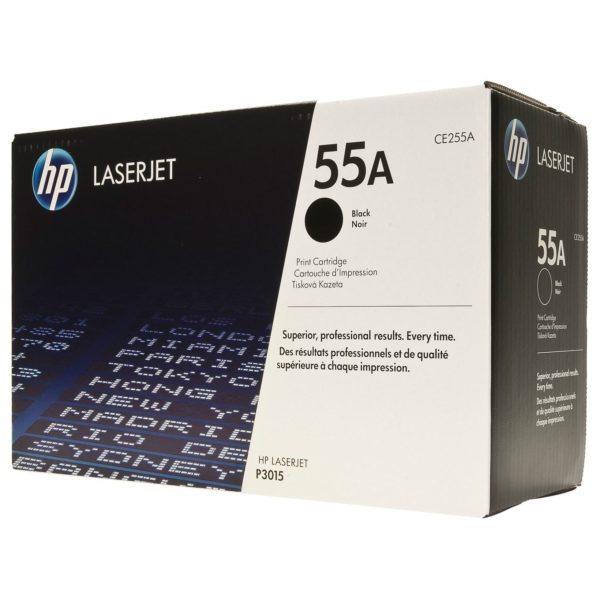 HP 55A CE255A Black Original Laserjet Toner Cartridge