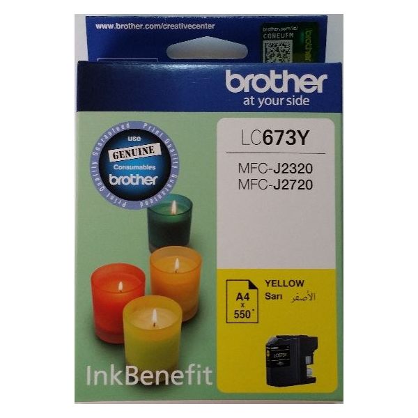 Brother LC673Y Ink Cartridge Yellow