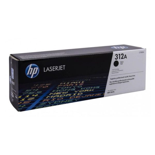HP 312A CF380A Black Original Laserjet Toner Cartridge