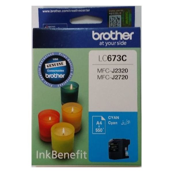 Brother LC673C Ink Cartridge Cyan