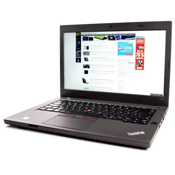 Lenovo Thinkpad T470P 20J6000RUEBLK Laptop Corei5 2.5GHz 4GB 500GB Shared Win10Pro 14inchFHD