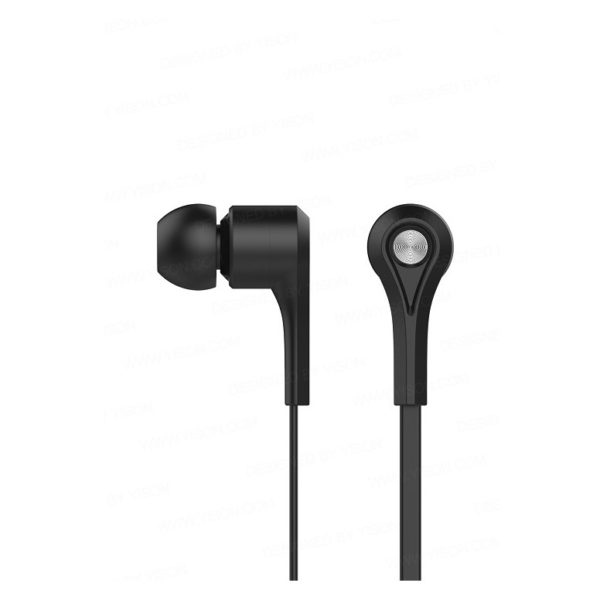 Eklasse Stereo Earphone With Mic Black - EKEP07YE