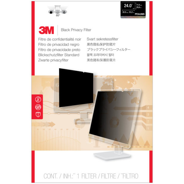 3M™ Privacy Filter for 24" Widescreen Monitor