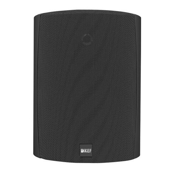 KEF Ventura 6 Outdoor Speaker - Black (Single Unit)