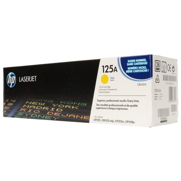 HP 125A CB542A Laserjet Toner Cartridge Yellow