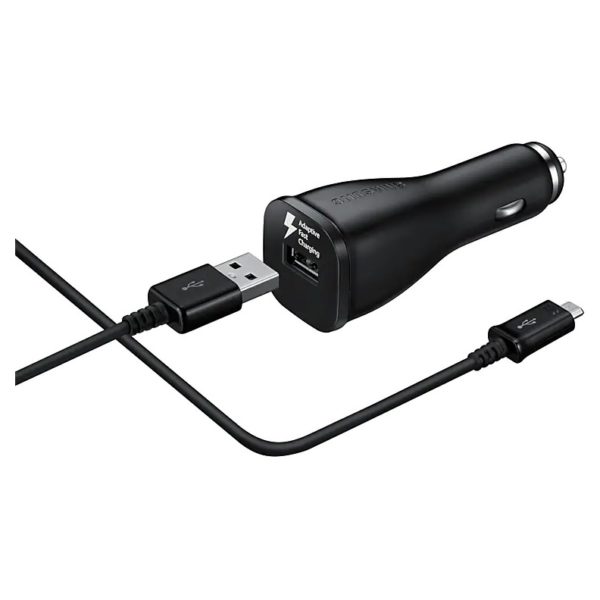 Samsung Car Charger With Micro USB Cable - Black