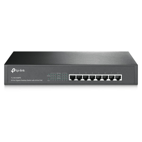 TPLink 8-port Gigabit PoE+ Switch (TL-SG1008PE)