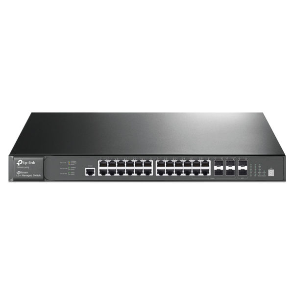 TPLink JetStream 28-Port Gigabit Stackable L3 Managed Switch (T3700G-28TQ)