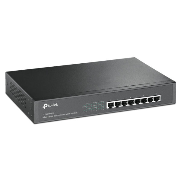 TPLink 8-port Gigabit PoE+ Switch (TL-SG1008PE)