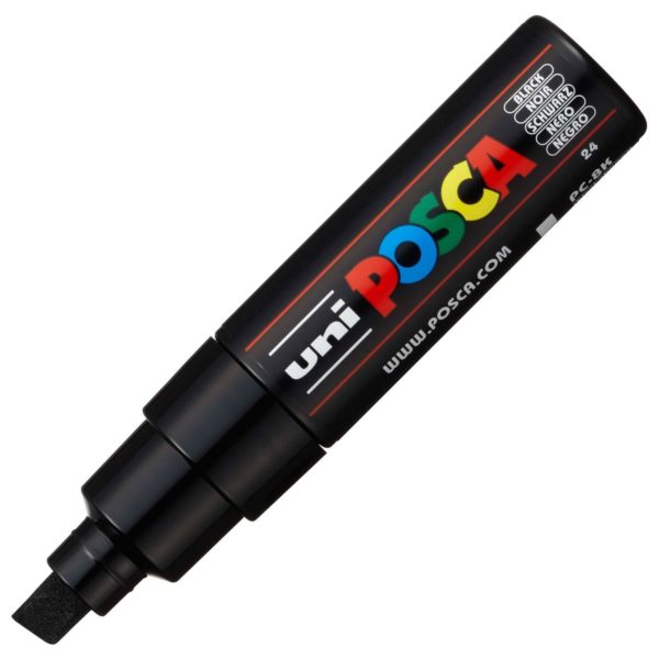 Unistar Broad Marker Pen Black