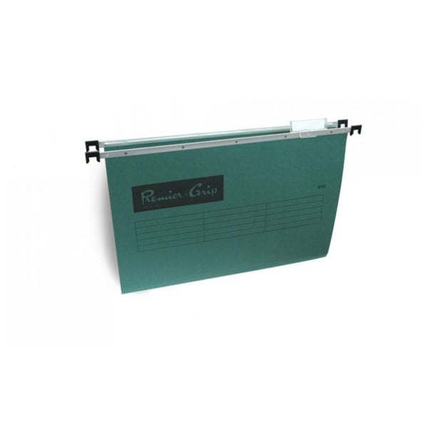 Premier Grip Hanging File Green