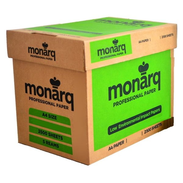 Monarq A4 Size Paper 1Box 2500Sheets