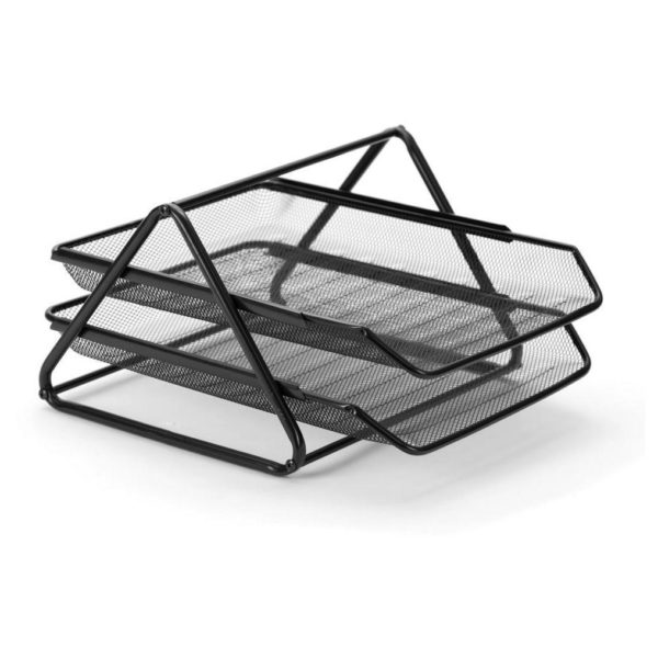 Modo MO2002BK Paper Tray Set Of 2 Mesh Black