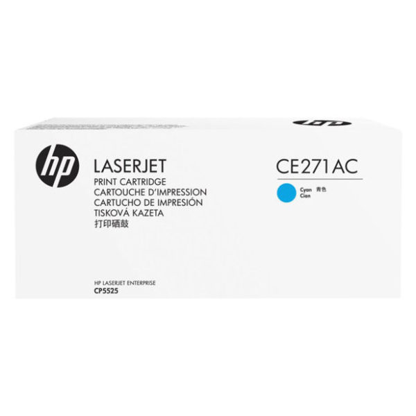 HP 650A CE271AC Cyan Contract Laserjet Toner Cartridge