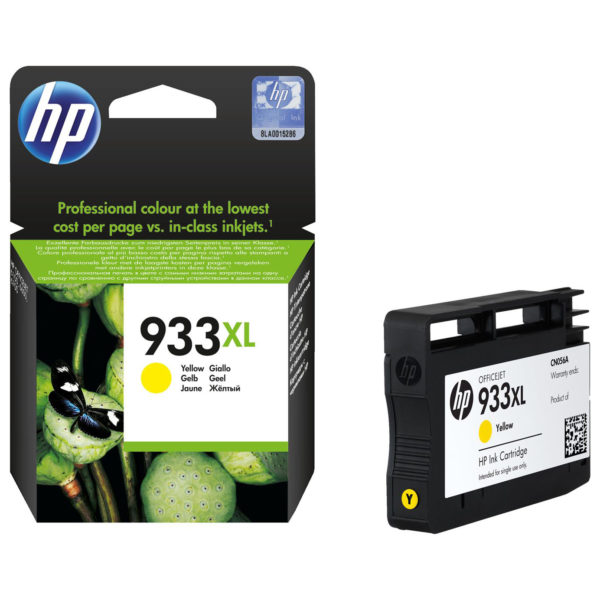 HP 933XL CN056AE High Yield Ink Cartridge Yellow