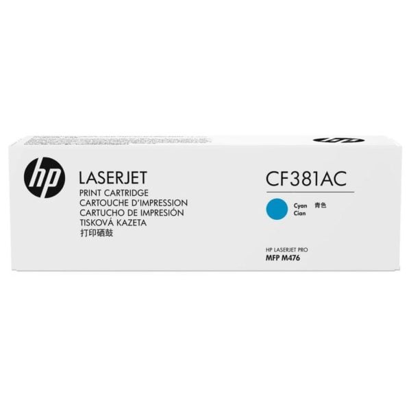 HP 312A CF381AC Cyan Leserjet Toner Cartridge