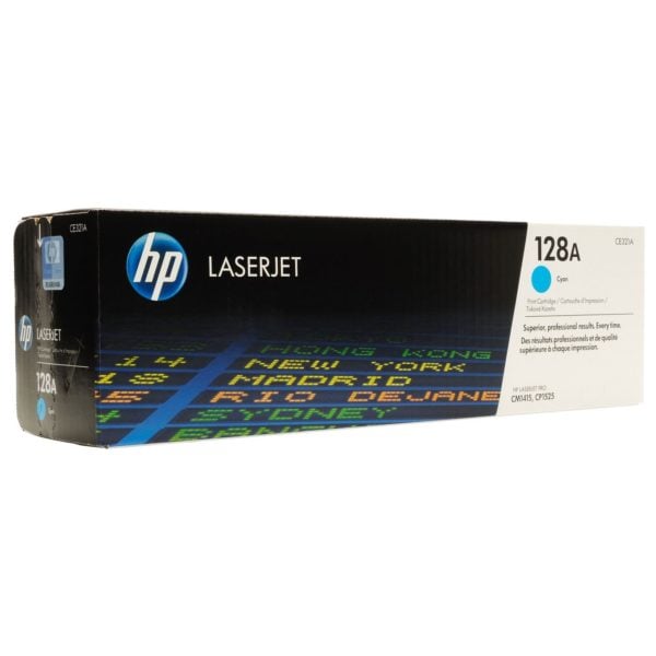 HP CE321A 128A LaserJet Toner Cyan