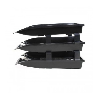 Modo MO1758BK Paper Tray Set Of 3 Black