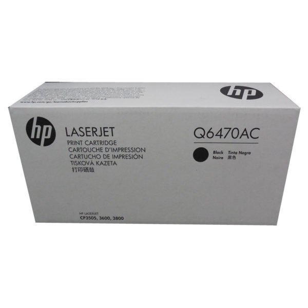 HP Q6470AC Black Contract Laserjet Toner Cartridge