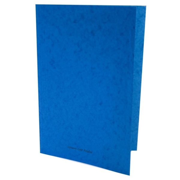 Square Cut Folder 300GSM Blue