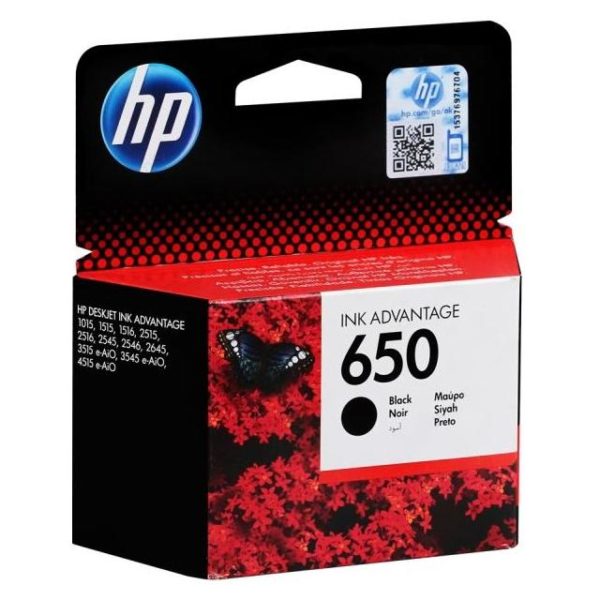 HP 650 CZ101AE Black Original Ink Advantage Cartridge