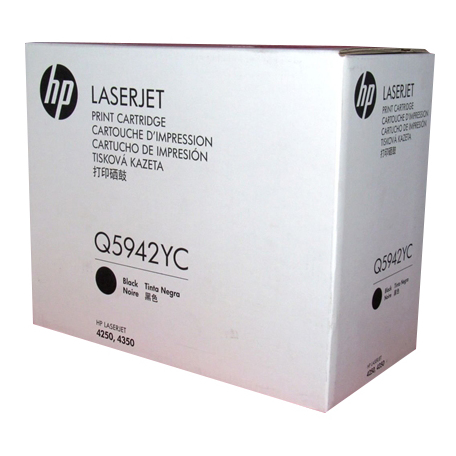 HP 42Y Q5942YC Black Contract Laserjet Toner Cartridge