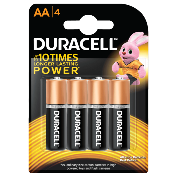 Duracell Battery AA 1X4