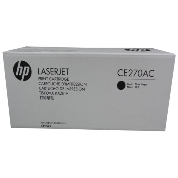 HP 650A CE270AC Black Contract Laserjet Toner Cartridge
