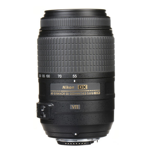 Nikon AFSDX 55-300mm f/4.5-5.6G ED VR Digital Camera Lens