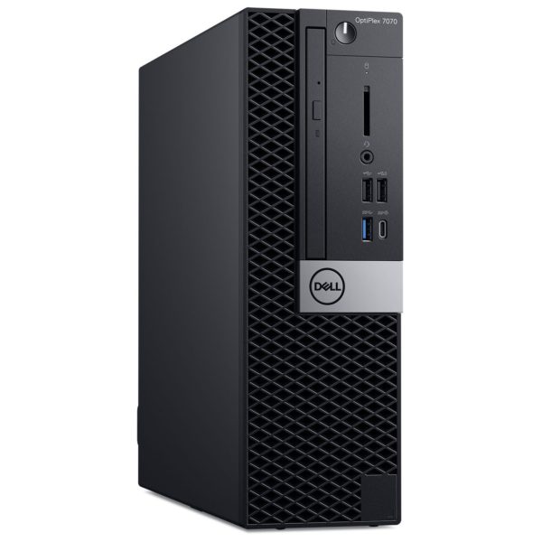 Dell Optiplex 7070 SFF Desktop Core i7-9700 8GB RAM 1TB HDD Win10P Black