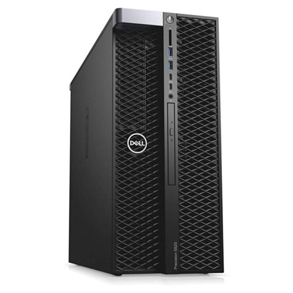 Dell Precision 5820 Tower Desktop Xeon W-2133 32GB 1TB HDD +256GB SSD with 5GB Quadro P4000 Win10P Black