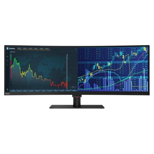 Lenovo ThinkVision P44w 61D5RAT1UK Wide Curved LED Monitor 43.4 Inches