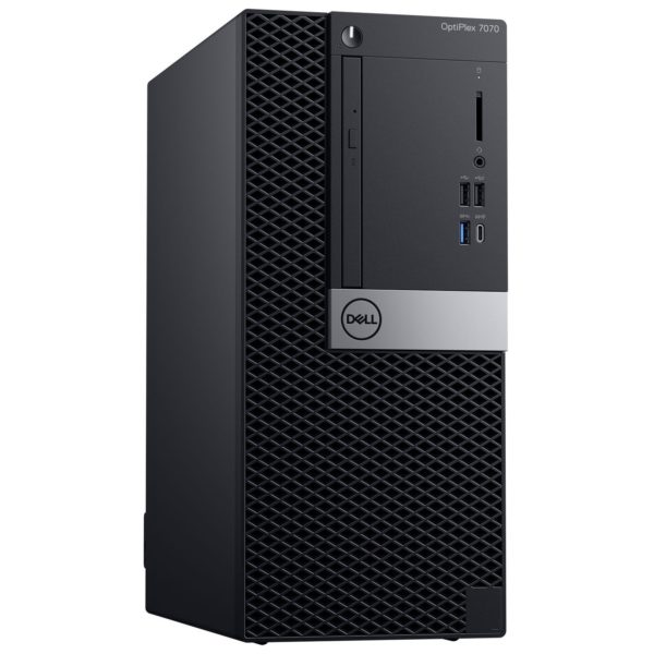 Dell Optiplex 7070 MicroTower Desktop Core i7-9700 4GB RAM 1TB HDD Ubuntu Linux 18.04 Black