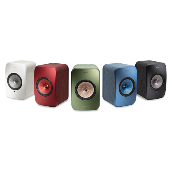 KEF LSX Wireless Powered Stereo Speaker with Airplay 2 Red LSXSP3994KX