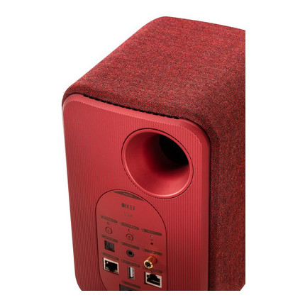 KEF LSX Wireless Powered Stereo Speaker with Airplay 2 Red LSXSP3994KX