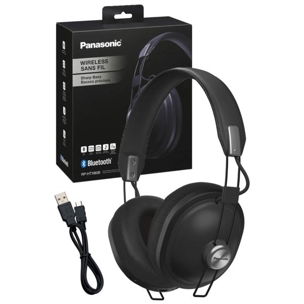 Panasonic Bluetooth Headphone Black (RPHTX80BEK)