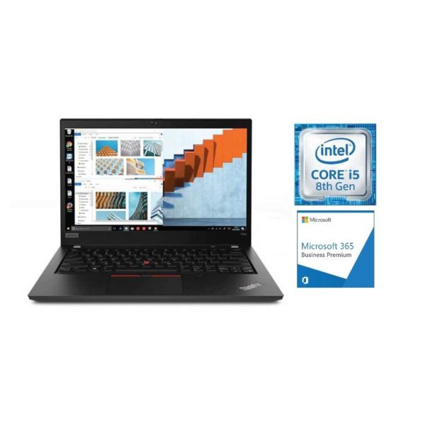 Lenovo Thinkpad T490 Core i5-8265U 8GB RAM 256GB SSD Win10P 14" + Microsoft 365 Business Premium