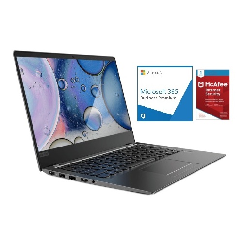 Lenovo V130-14IKB Laptop Core i3-7020U 4GB RAM 500GB HDD Win10P 14" + Microsoft 365 Business Premium + McAfee MIS01 Internet Security 1 Device